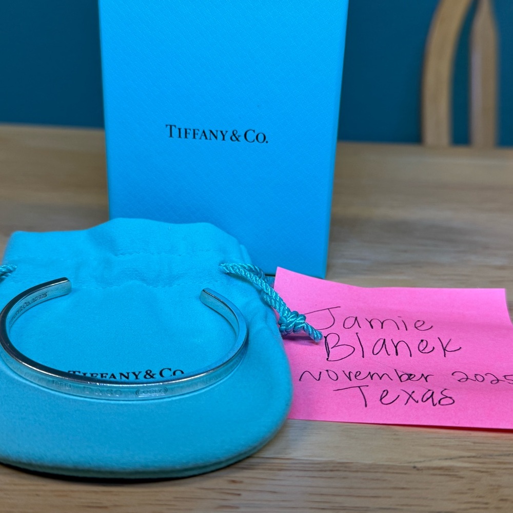 Tiffany & Co. 1837 Sterling Silver Cuff Bracelet